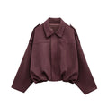 MUJER 2025 Suede Bomber Jackets for Women Outerwears Oversized Jacket Woman Streetwear Zip Women's Coats Padded Varsity Jackets