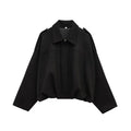 MUJER 2025 Suede Bomber Jackets for Women Outerwears Oversized Jacket Woman Streetwear Zip Women's Coats Padded Varsity Jackets