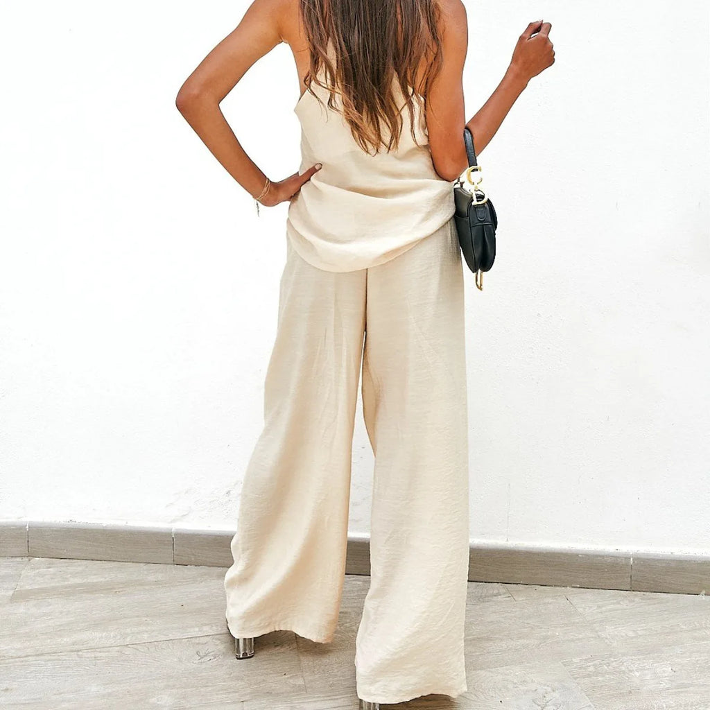 2026 Summer European and American Sports and Casual Women's Suit Two-piece Set