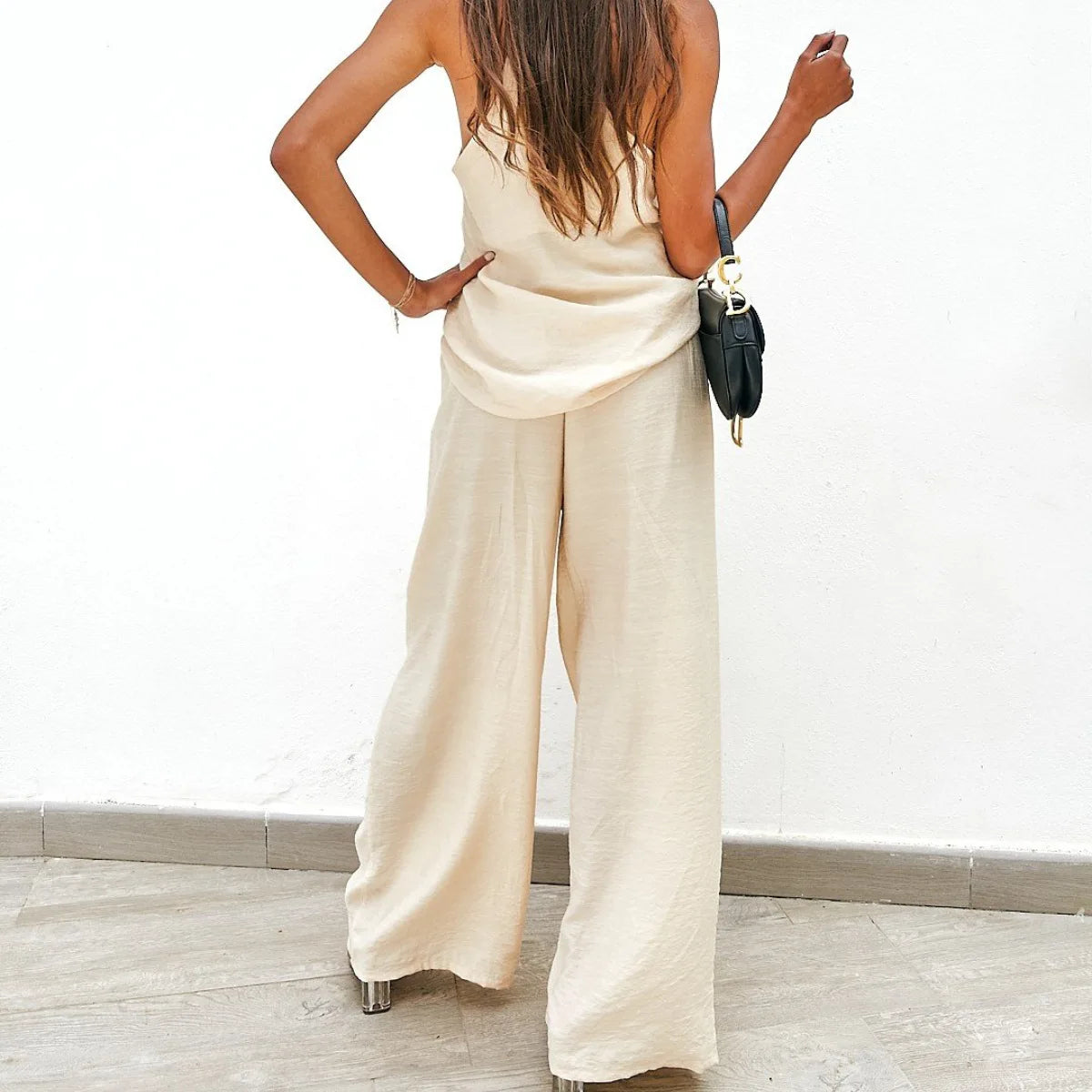 2026 Summer European and American Sports and Casual Women's Suit Two-piece Set