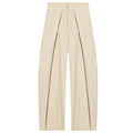 HXAO Striped Baggy Pants Women's Pants Autumn 2025 Elegant Pleated Wide Leg Oversized Trousers Ladies Fashion High Waist Pants