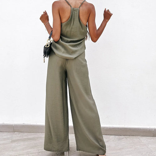 2026 Summer European and American Sports and Casual Women's Suit Two-piece Set