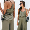 2026 Summer European and American Sports and Casual Women's Suit Two-piece Set